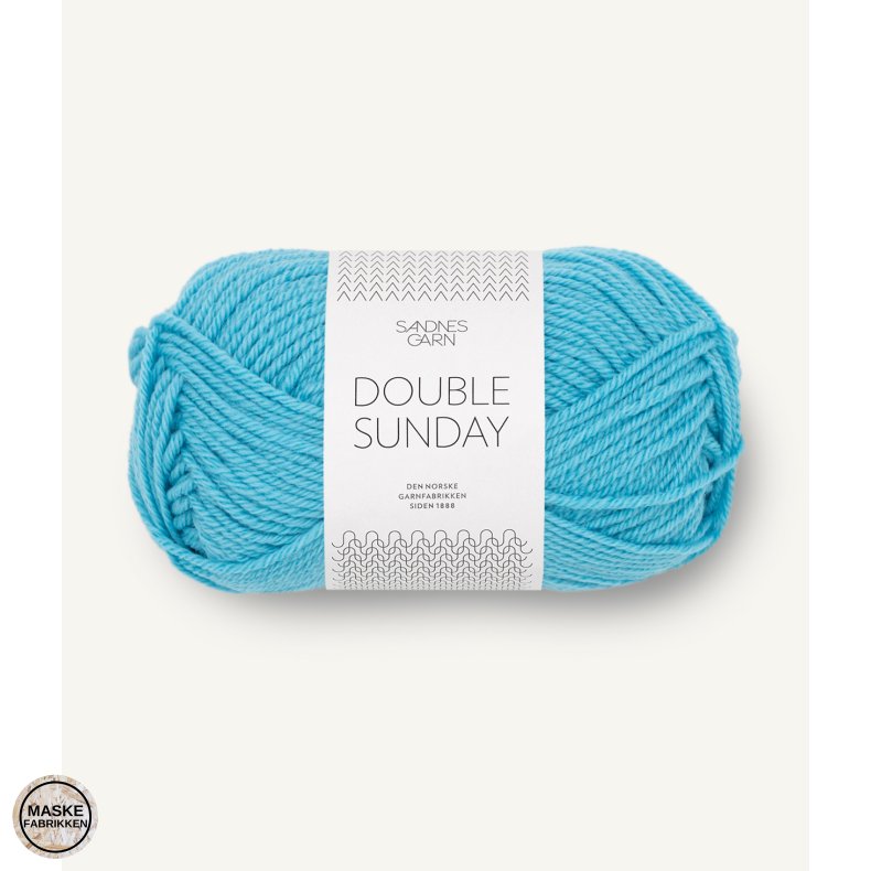 Sandnes Double Sunday - udgende farver 6315 Turkis