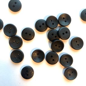 Mat, sort trknap 13 mm