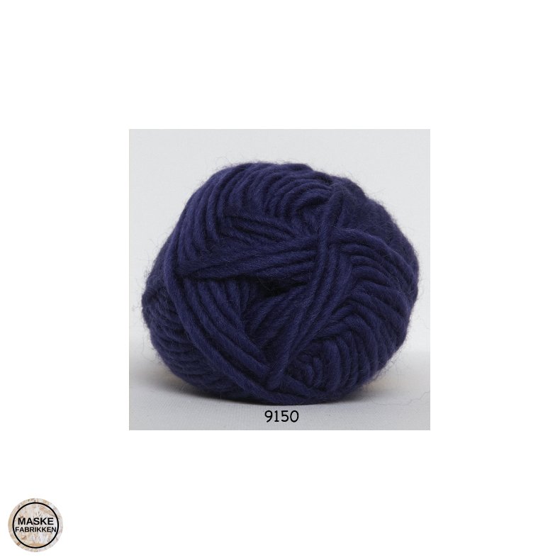 Hjertegarn Natur Uld 9150 Marine
