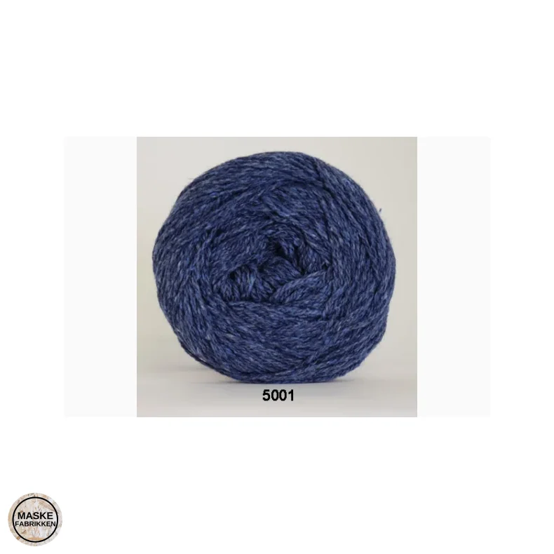 Hjertegarn Organic Trio 5001 Jeansblå