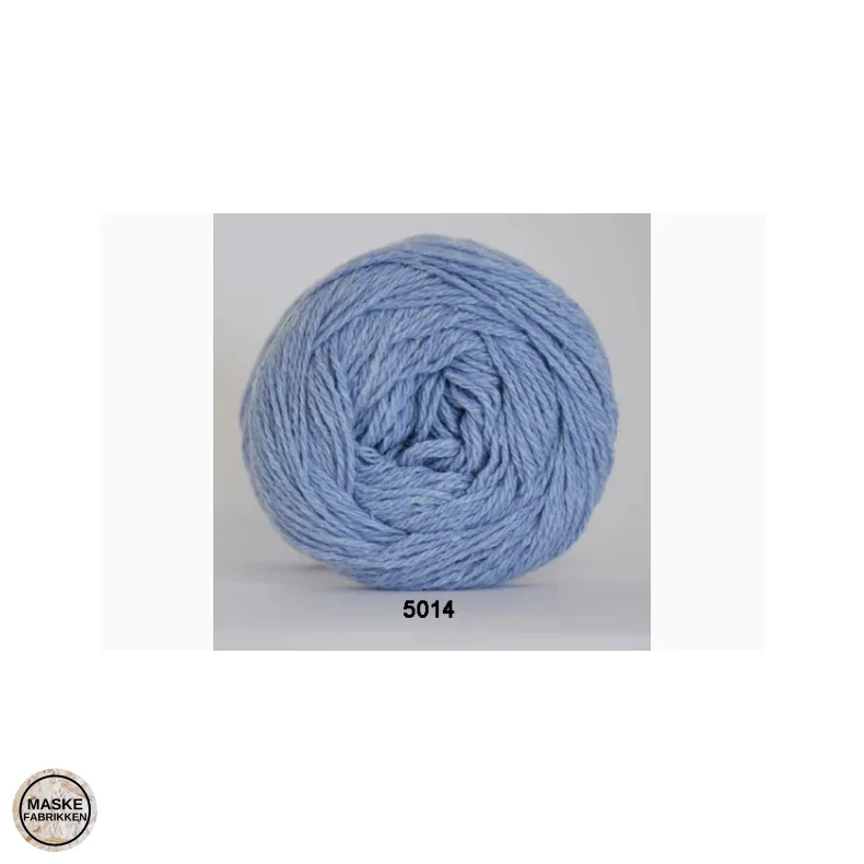 Hjertegarn Organic Trio 5014 Lyseblå