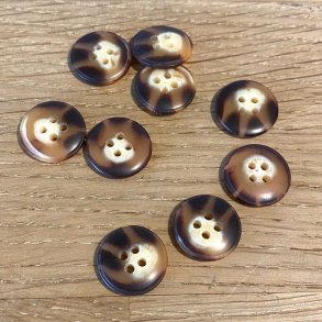 Hornlook med spil,  4-huls, 15 mm