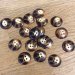 Hornlook med spil,  4-huls, 15 mm