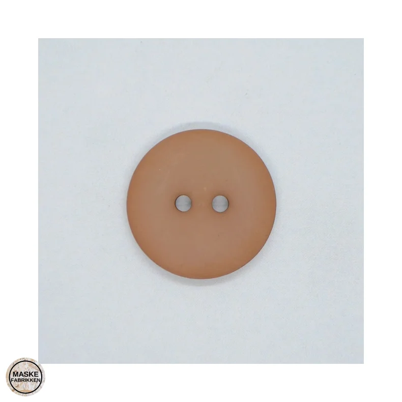 Knap, 2-huls - Mokka