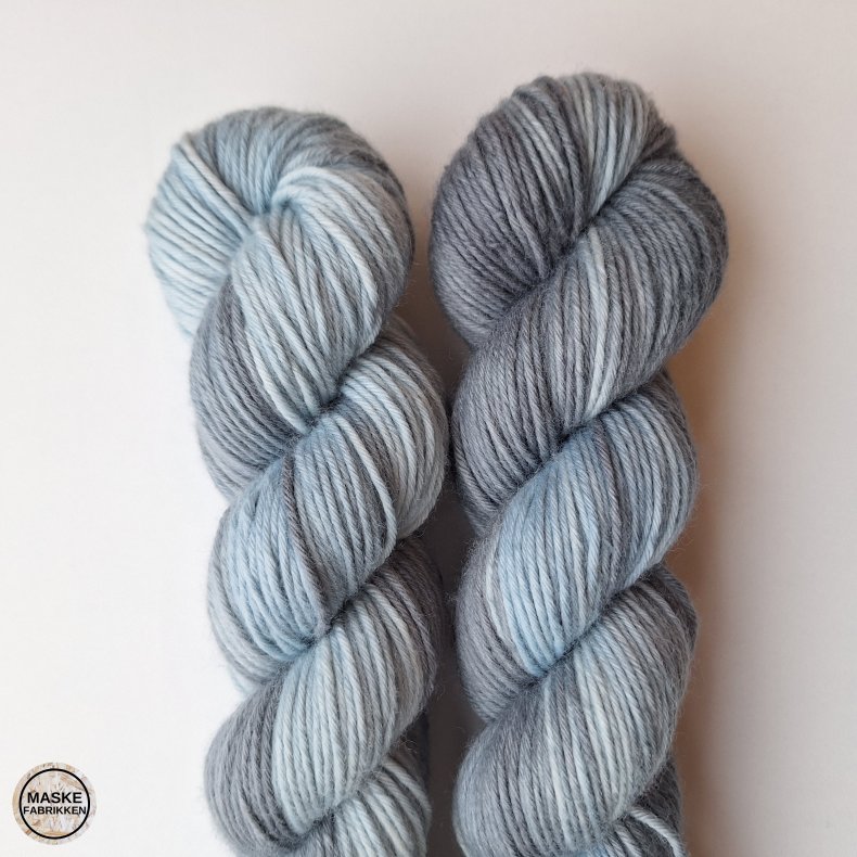 Maskefabrikkens Tykke Hndfarvede Garn - Vinteruvejr
