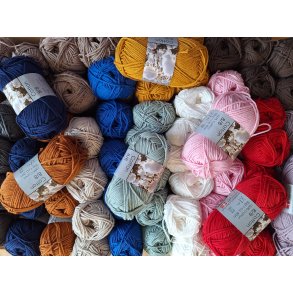 Hjertegarn Cotton Tilbud -  8/8 bomuldsgarn