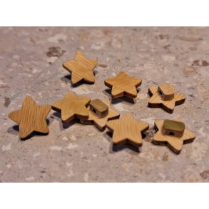 Stjerne knap - Tr�