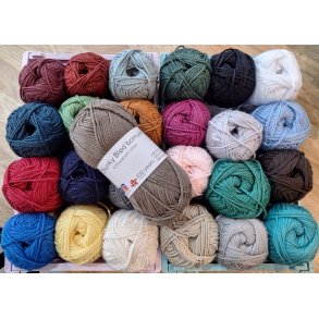 Hjertegarn - Chunky Bl�d Bomuld