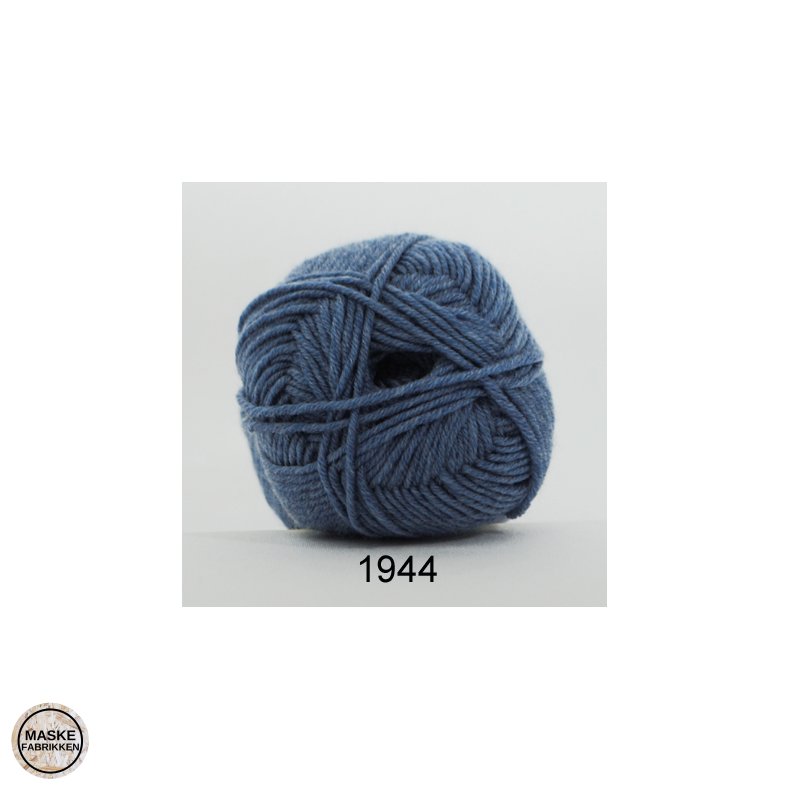 Hjertegarn Extra fine Merino 120 1944 Lys Denim