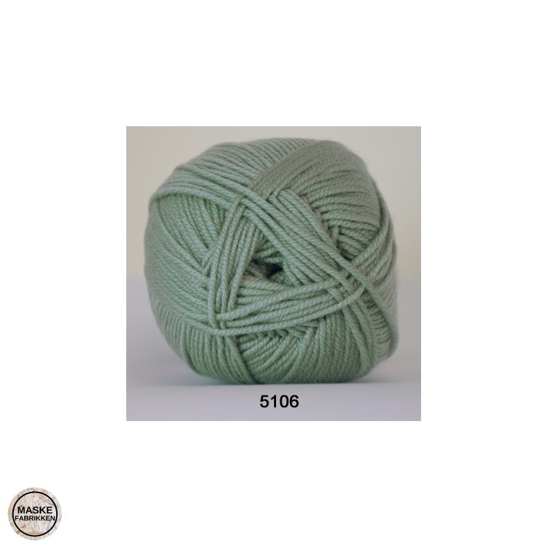 Hjertegarn Extra fine Merino 150 5106 Lys Jadegrøn