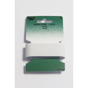Elastik, 25 mm - 1,5 meter