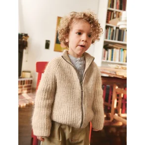Tia Zipper Jacket Junior - Sandnes Garn, papir