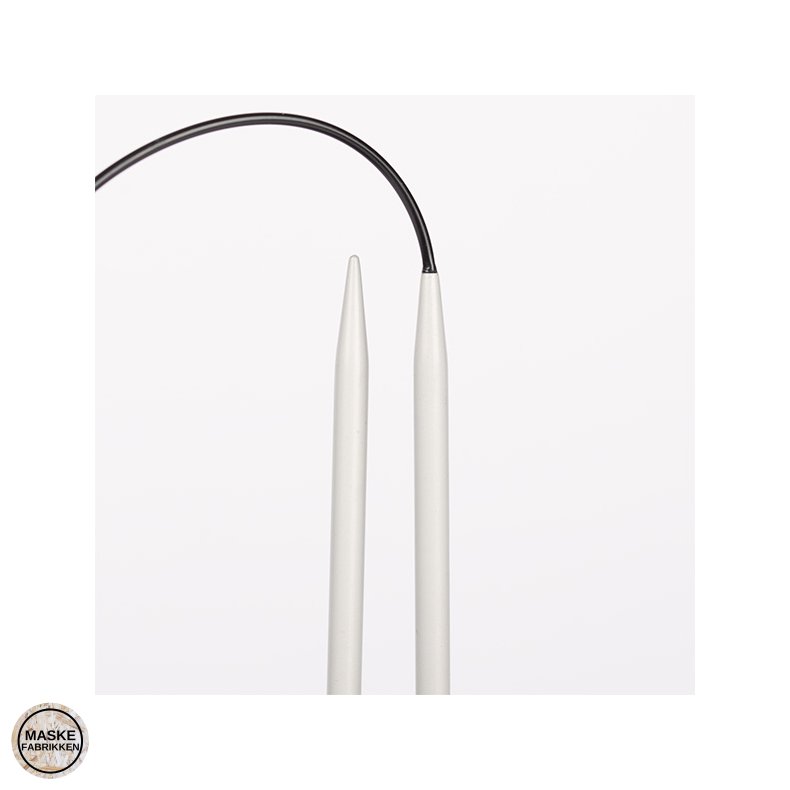 Drops Basic rundpind, aluminium - 3,5 mm 60 cm