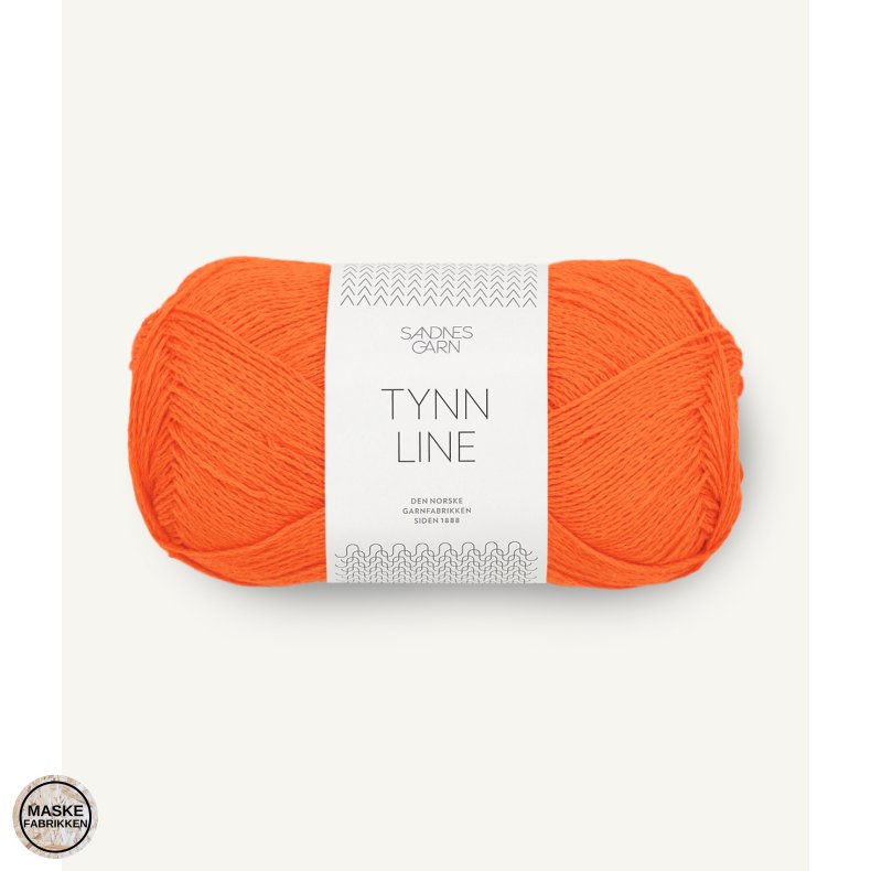 Sandnes Tynn Line - udgede farver 3009 Orange Tiger