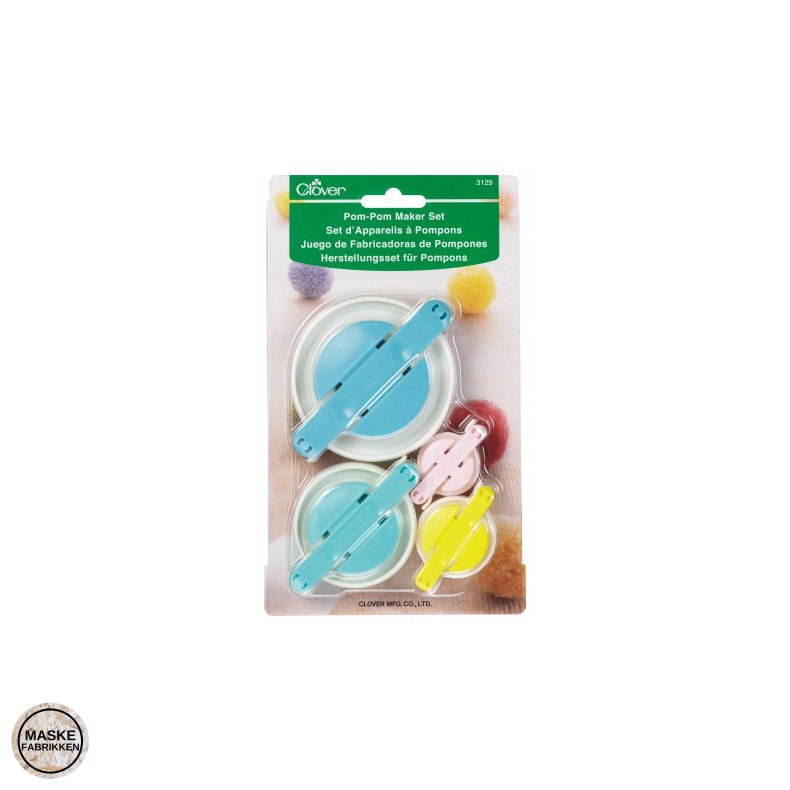 Clover - Pompon Maker 35, 45, 65 og 85 mm