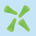 Clover pindebeskyttere - maskestoppere, 4 stk - str. S