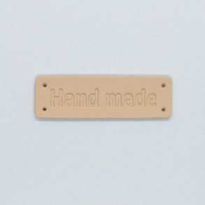 Hand made - label, natur