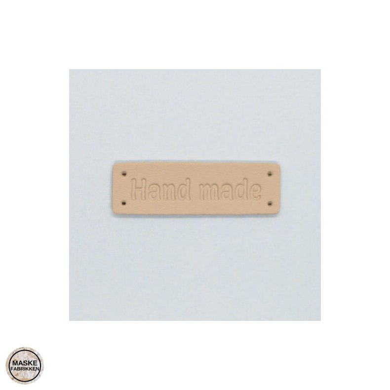 Hand made - label, natur