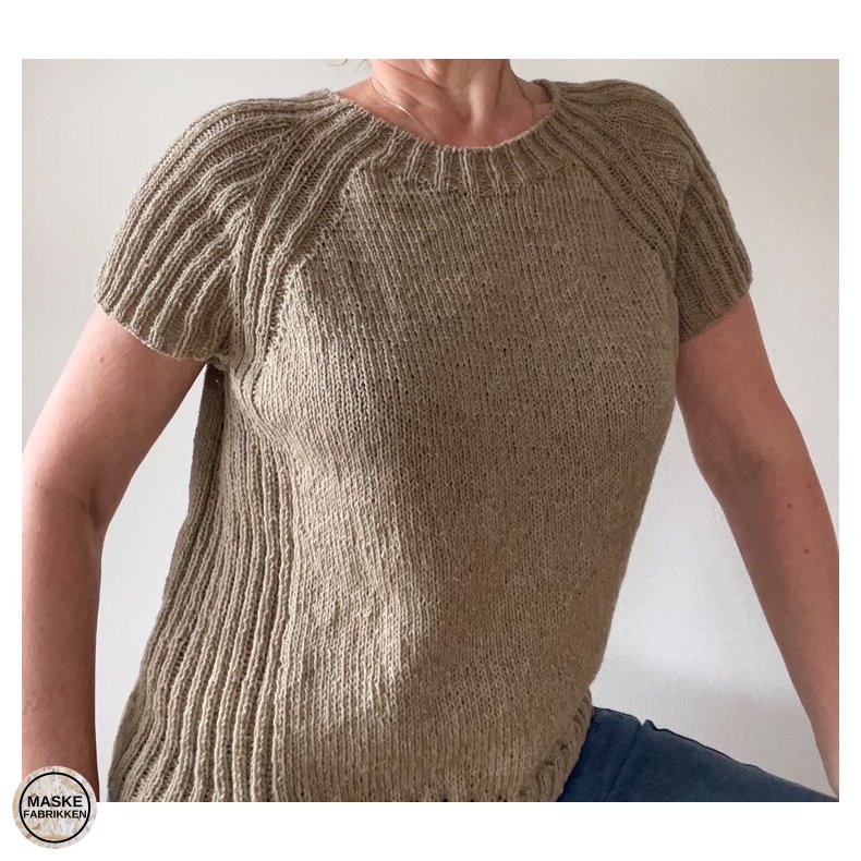 Trine Knitwear - Daydream Tee, strikkeopskrift (PDF download)