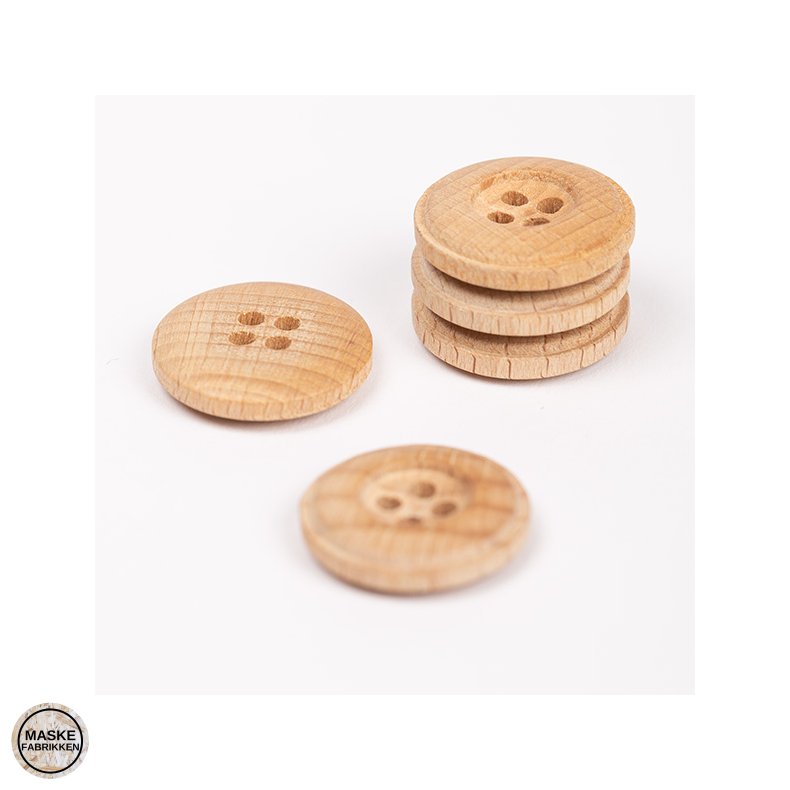 Trknap med kant, 20 mm