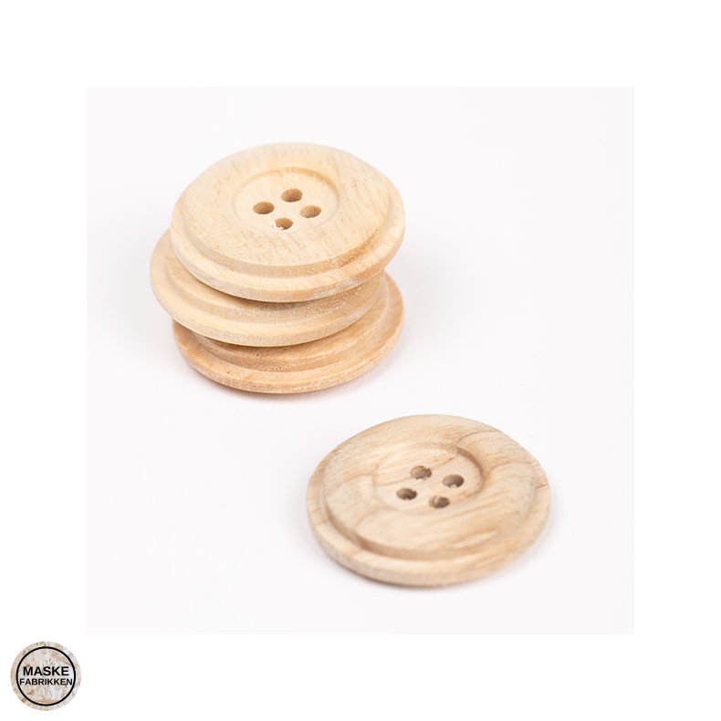 Trknap med kant, 25 mm