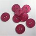 Pink glimmerknap, 2 huls, 25 mm