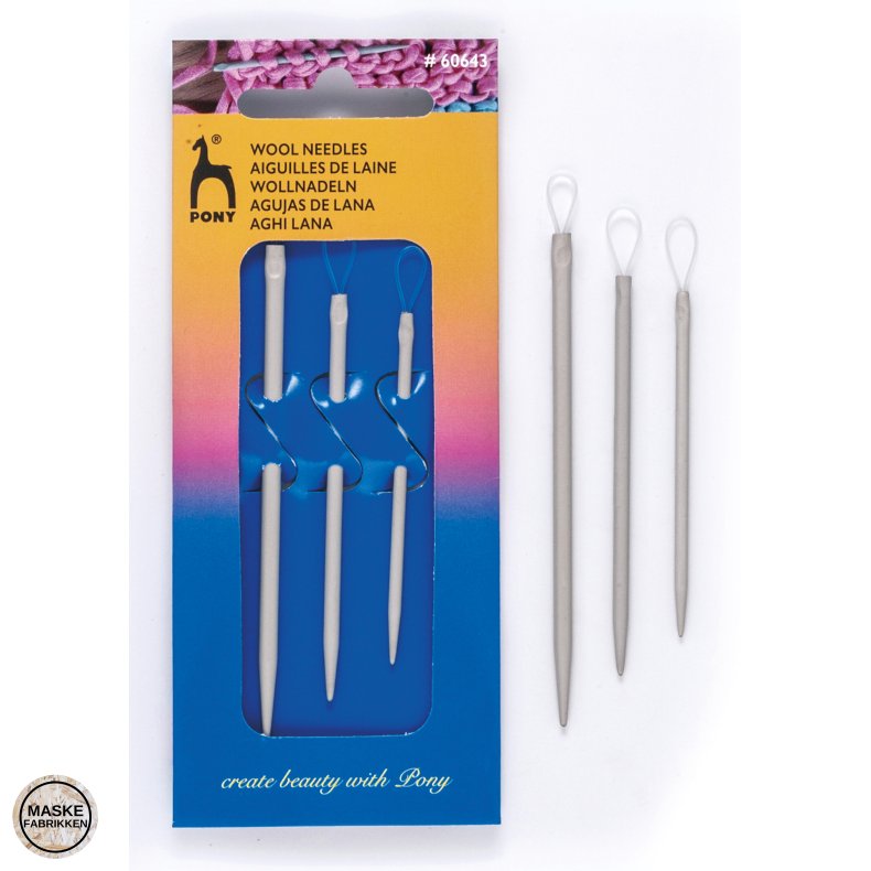 Pony Uldn�le - 3 stk gr�