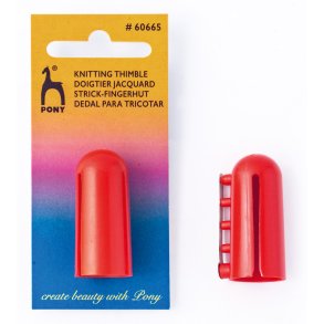 Pony strikkefingerb�l, garnholder til flere garner