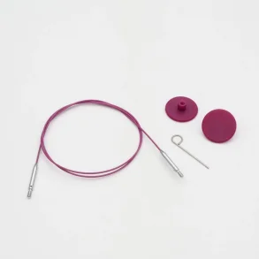 KnitPro Thin & Flex Swivel wirer - med kugleleje led