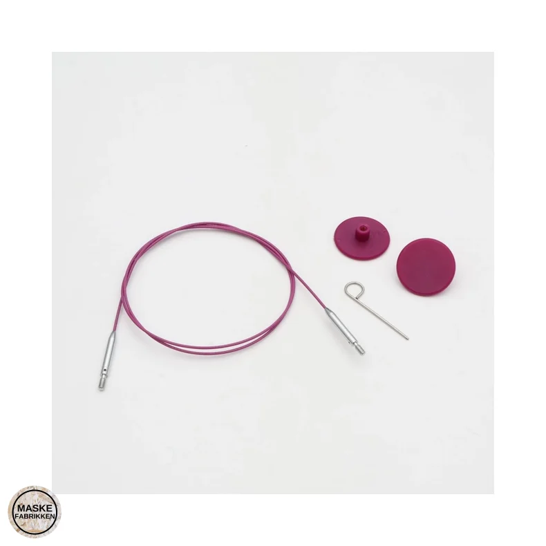 KnitPro Thin & Flex Swivel wirer - med kugleleje led