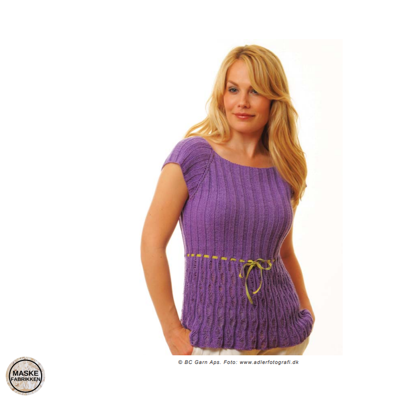 Opskrift - Bluse med lbemasker