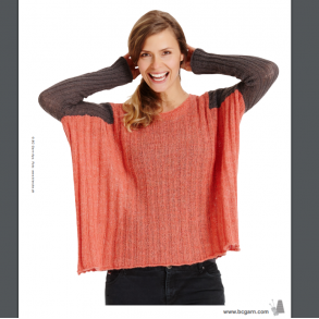 Opskrift - Bred alpacabluse