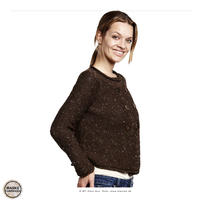 Opskrift - Dobbeltradet raglanjakke