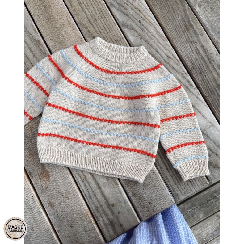 PetiteKnit - Festival Sweater, strikkeopskrift (papir)