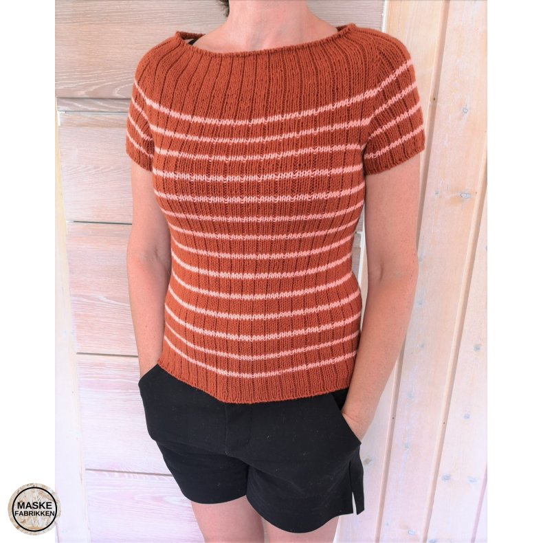 Trine Knitwear - Breton Tee, strikkeopskrift (PDF download)