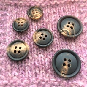 Knap i gte horn - mat, 4 huller