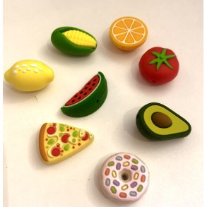 Maskestoppere i silikone - Frugt & Snacks