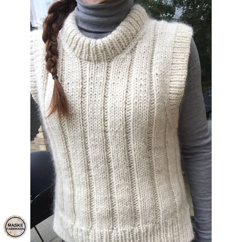 Trine Knitwear - Hope Slipover, strikkeopskrift (PDF download)