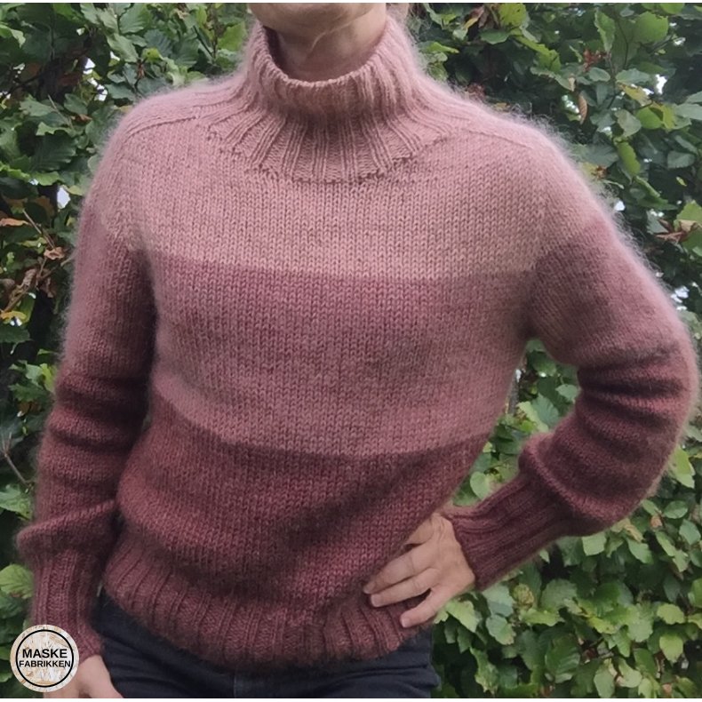 Trine Knitwear - Moment Sweater, strikkeopskrift (PDF download)