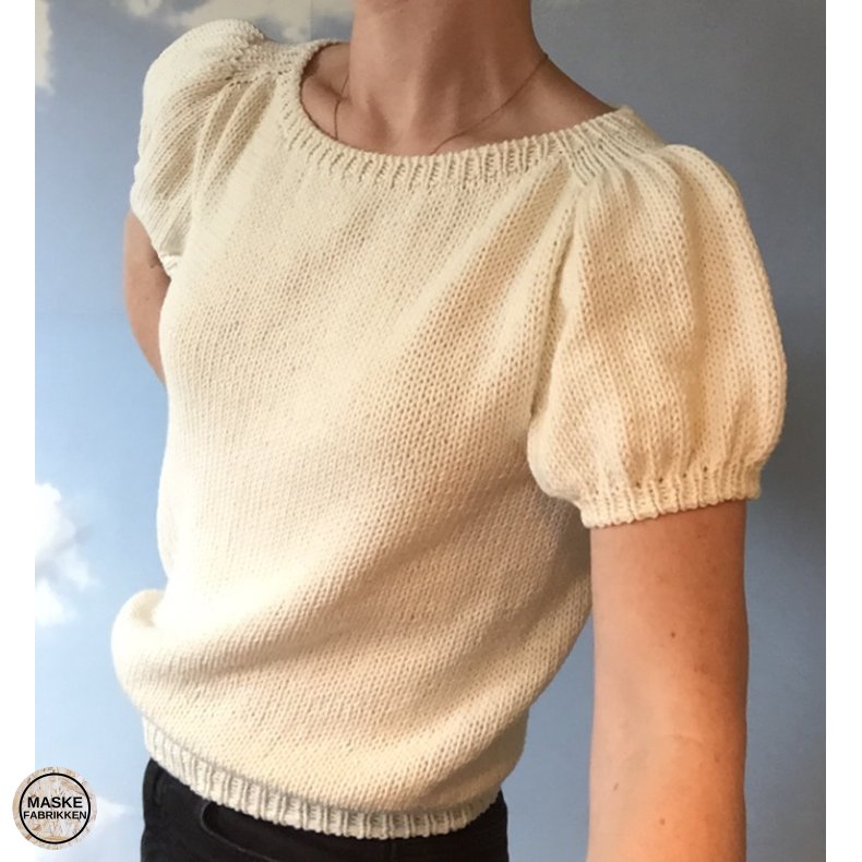 Trine Knitwear - Gamma Tee, strikkeopskrift (PDF download)