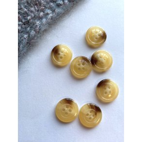 Lys, blank hornlook 15 mm, 4-huls knap