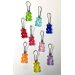 Maskemarkr med glitter-bamse