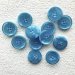 Semitransparent knap - bl, 25 mm