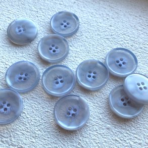 Semitransparent knap - gr, 25 mm