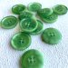 Semitransparent knap - grn, 25 mm