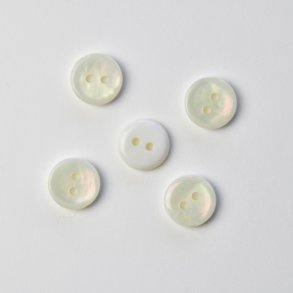 Perlemorslook-knap, 2-huls, 11 mm