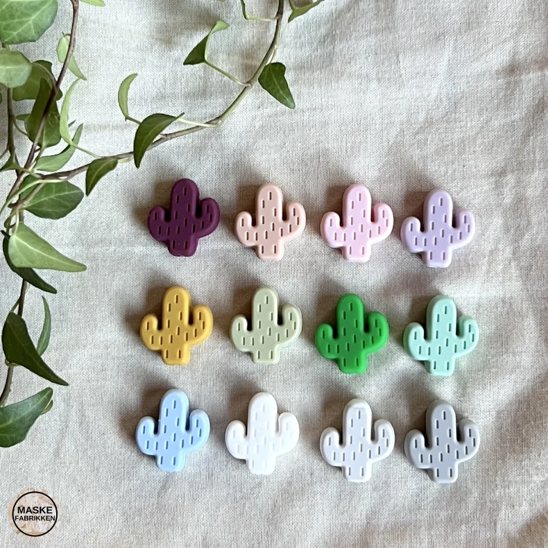 Maskestoppere i silikone - Kaktus