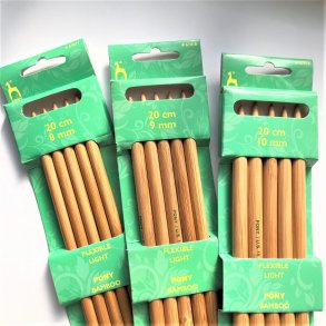 Pony Bamboo Strmpepinde 20 cm - tykke