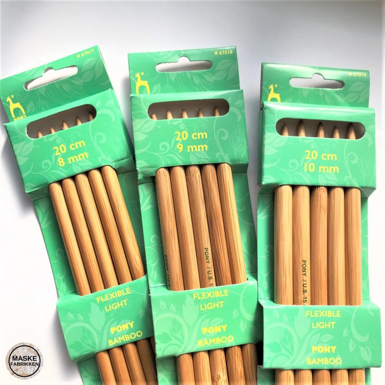 Pony Bamboo Strmpepinde 20 cm - tykke