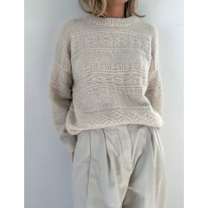 Porcelain Damask Sweater - leKnit